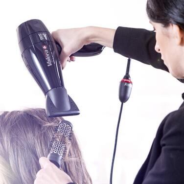 Професійний фен Valera Swiss Silent Jet Light 7500: потужний мотор PM-Pro, іонізація, 2000 Вт, чорний