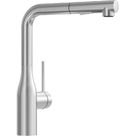 Змішувач для кухні CECIPA висувний, чорний, 360° поворотний, з витяжною лійкою, антивитік, легка установка, для мийки