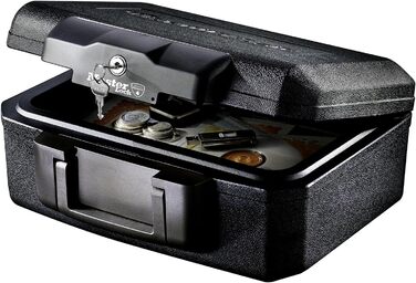 Master Lock Fireproof and Waterproof Safe with Key - Triple Protection: Flight, Fire & Flood, 5L, 15.5 x 36.2 x 28.4 cm