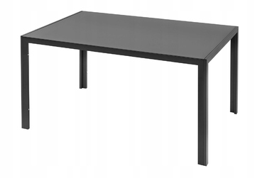 Обідній стіл та стільці MAT-COMPANY metal Table-150/6, чорний