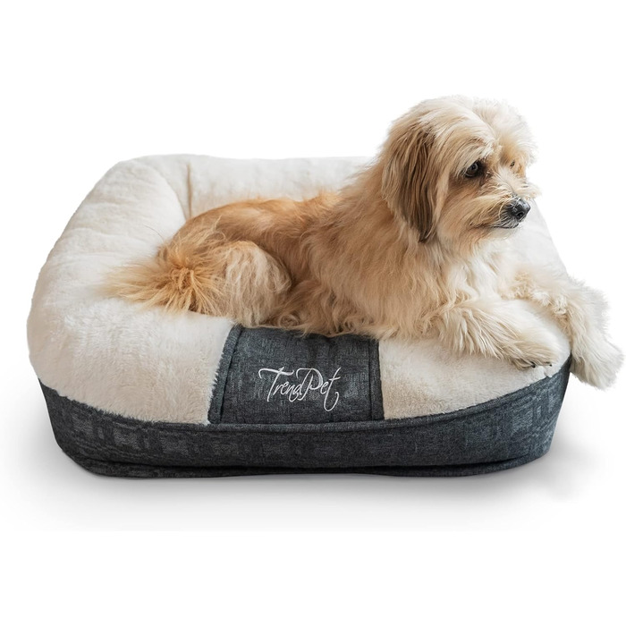 LunaLounge Snuggle Bed for Dogs and Cats in 3 Sizes and Colors (L, Beige)