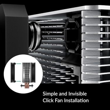 ARCTIC Freezer 36 CO - Кулер для CPU з Push-Pull для Intel & AMD, Single-Tower, два оптимізовані 120 мм вентилятори, подвійне кулькове підшипник, 200–1800 rpm, 4 Heatpipes, з термопастою MX-6