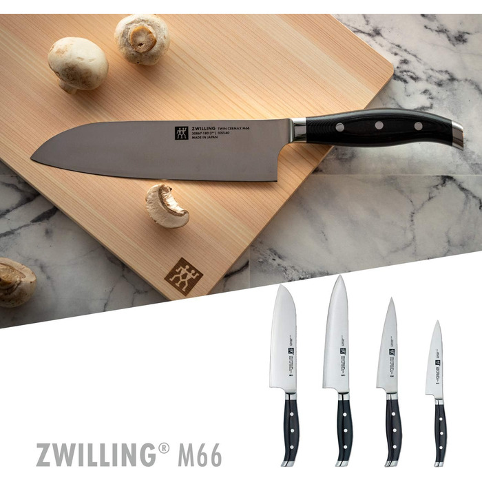 Кухонний ніж для овочів та м'яса ZWILLING TWIN Cermax, нержавіюча сталь, 20 см, Made in Germany