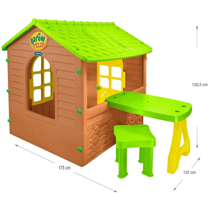 Дитячий ігровий будинок Mochtoys, пластик, 12 міс+