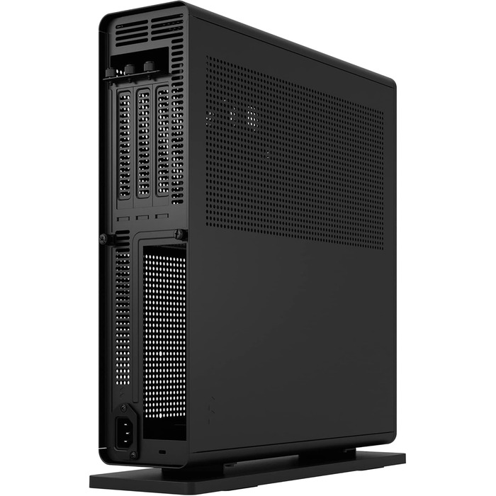Корпус Fractal Design Ridge Black Mini-ITX для ігрового ПК з PCIe 4.0, 2 вентилятори 140мм PWM, USB Type-C