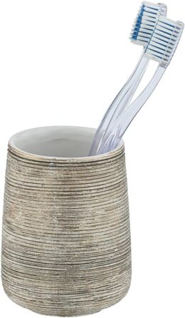 Дозатор для рідкого мила та лосьйону WENKO Fedio з кераміки, 400 мл, ручна розпис, Ø 8,5 x 17 см