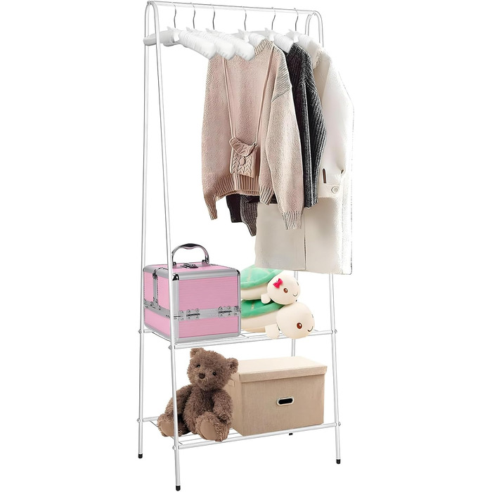 Легкий стійкий вішак для одягу на колесах - Clothes Rack
