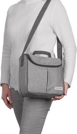 Anndora Cooler Bag Light Grey - Model Selection (04 Liter - Light Grey Melange)