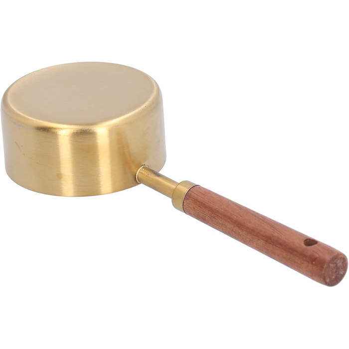 8-Piece Spoon Set with Wooden Handle - Measuring Cups for Coffee and Milk Powder