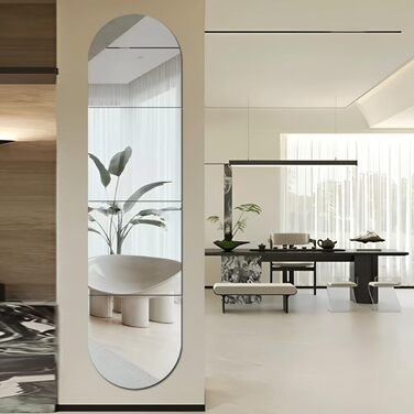 HD акриловий дзеркальний наліпка на стіну, самоклеючий, для макіяжу, фітнесу, дитячої кімнати, декор плитки (4)