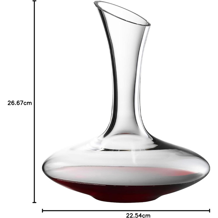 EISCH Decanter Performance - Handcrafted – for Red Wine & White Wine - High-quality Crystal Glass - Elegant Decanter with No Drip Effect - with Gift Box - 750 ml