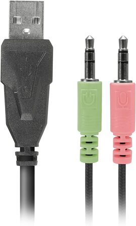 Speedlink LUNERA 4-в-1 RGB Ігровий Набір – Клавіатура, Миша, Навушники та Килимок для Миші, QWERTZ, Чорний