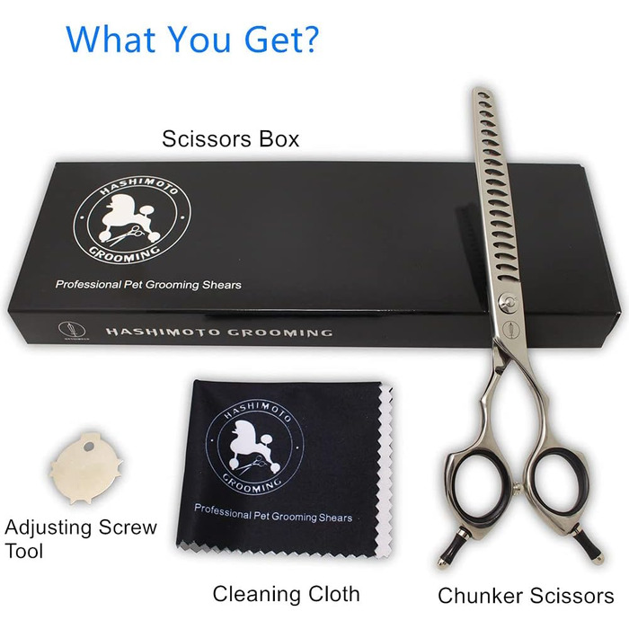 Ножиці для грумінгу собак Hashimota Chunker 7.0