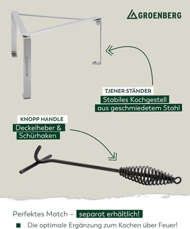 Чавунна сковорода-гриль Nabro квадратна 28 см з ручкою