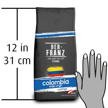 Кава в зернах Der-Franz Columbia Single Origin, Колумбія, 1000 г