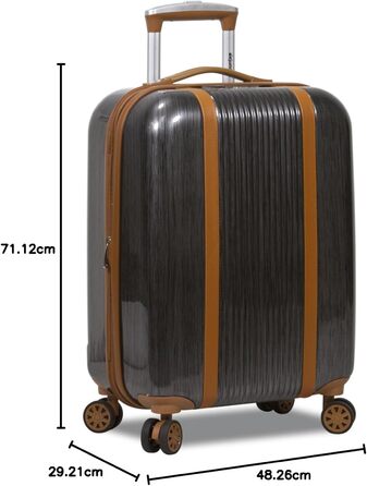 Набір валіз Dejuno Monroe New Generation 3 шт. з TSA замком, чорний