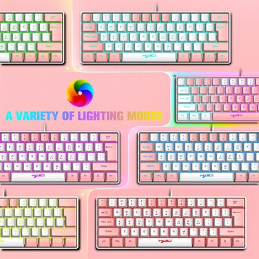 Ігрова комбо клавіатура та миша XINMENG з RGB підсвічуванням, мишка з 3600 DPI, Panda серія, для PS4/Windows/PC/Mac/Laptop