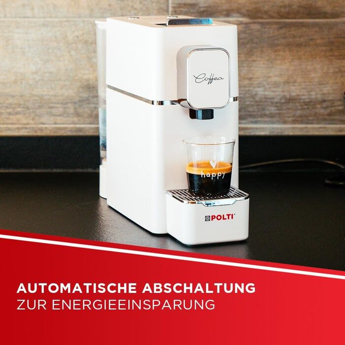 Еспресо-машина POLTI Coffea S15W, 0.85 л, білий колір
