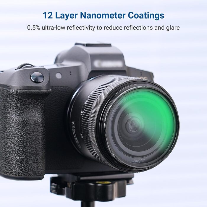 Фільтр UV PROfezzion Slim для Canon EOS 2000D, 4000D, 1300D, 1200D, 850D, 800D, 760D, 750D, 700D, 650D, 600D, 550D, 500D, 250D, 200D з об'єктивом EF-S 18-55mm та іншими об'єктивами з різьбою 40,5 мм