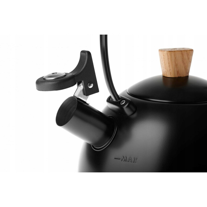 Класичний сталевий чайник Gerlach, 2,5 л, чорний