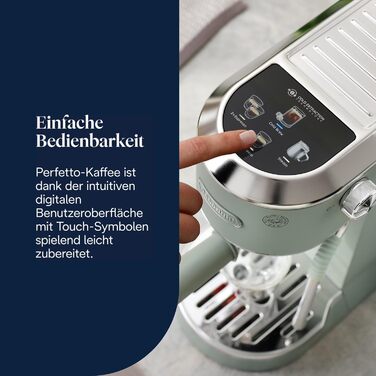 Еспресо-кавоварка De'Longhi Style EC 685.B Dedica 2025: компактна, з професійним капучинатором, для кави та ESE Pads