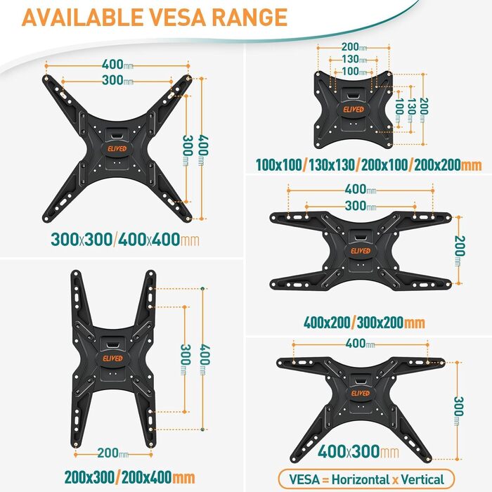 Настінне кріплення для телевізора ELIVED EV031 23-55