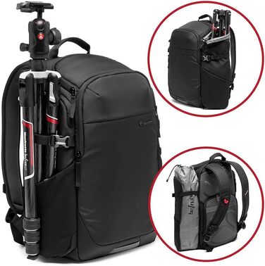 Рюкзак для камери Manfrotto Advanced Fast III з відділенням для ноутбука та змінними перегородками, для бездзеркальних камер та об'єктивів