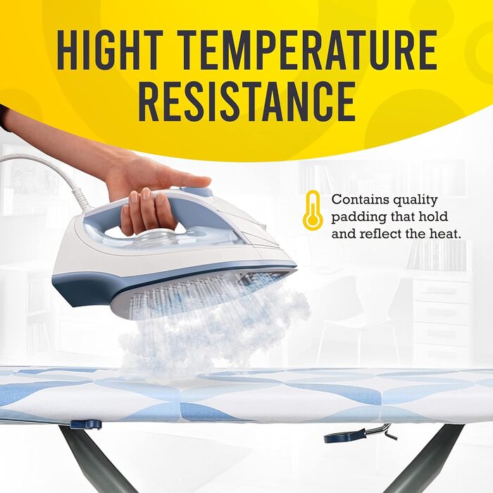 Чохол та подушка для прасувальної дошки, стандарт та велика, синій, преміум якість