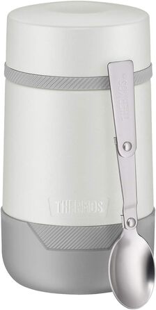 Термос для їжі King Stainless 0,47л, червоний - нержавіюча сталь, герметичний, 9h тепло, 14h холод, з ложкою, без BPA