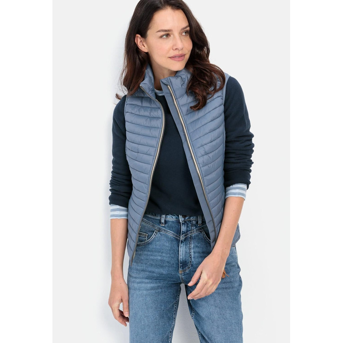 Жилет жіночий Camel Active зі стеганого переробленого поліаміду (50, Димчасто-блакитний)