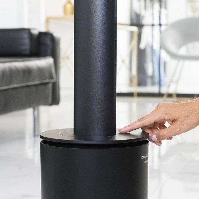 Вентилятор, обігрівач, очищувач повітря Cecotec TotalPure Connected MAX: 2000W, 14 швидкостей, Wi-Fi, пульт, LED-дисплей