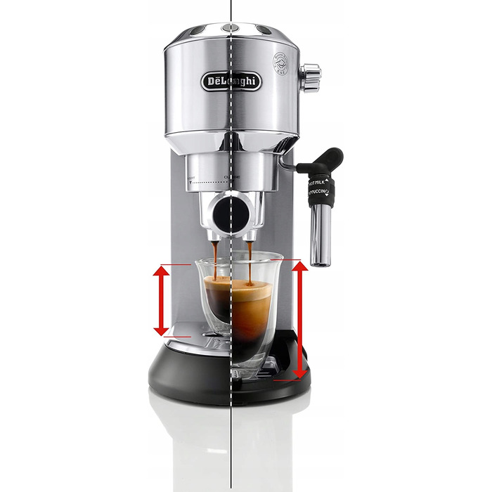 Ріжкова кавомашина De'Longhi EC 685.M, 1350 Вт, сріблястий/сірий