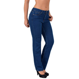 Джинси ESRA жіночі прямі з високою талією, стрейч, модель G200, розмір 34/J560