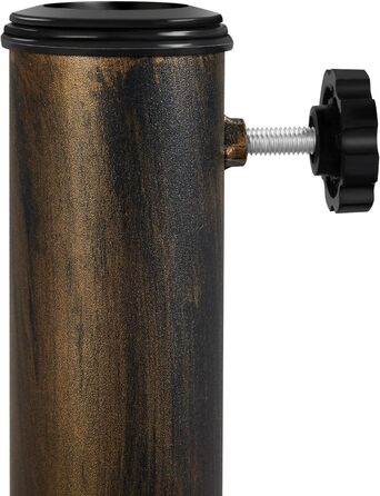 Yaheetech Umbrella Stand Balcony Umbrella Stand Market Umbrella Stand Umbrella Base Umbrella Stand for Umbrella Poles up to 38 mm / 48 mm, Bronze