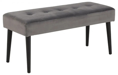 Оббита лава Actona без сховку, 95 x 45 x 38 см, сіра