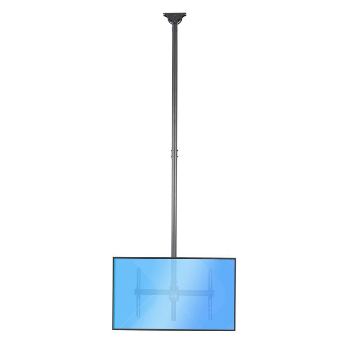 Стельовий кронштейн для телевізора StarTech.com 32-75 дюймів VESA (FLATPNLCEIL), регульований за висотою, з поворотом та нахилом