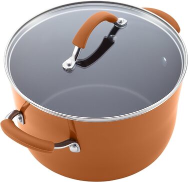 Набір посуду Rachael Ray Cucina Nonstick, 12 предметів, помаранчевий