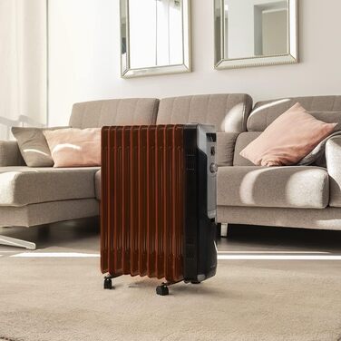 Масляний радіатор Cecotec ReadyWarm 11000 Space, 2500 Вт, 11 ребер обігріву, 3 режими, 25 м², білий (чорний)
