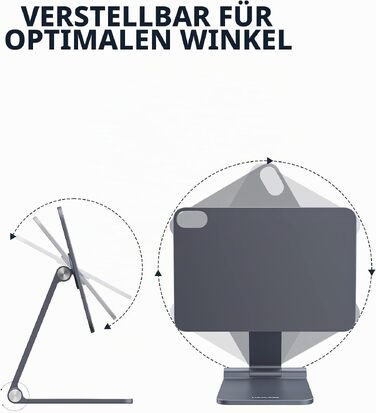 Магнітна підставка LULULOOK для iPad mini 7 (A17 Pro) 2024 та iPad mini 6 (8.3