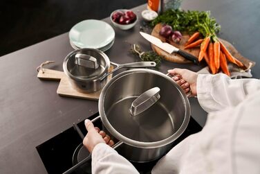 Набір кухонного посуду Zwilling Vitality, 5 предметів, нержавіюча сталь, індукційне дно, сріблястий