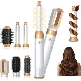 Набір для укладки волосся 6 в 1 Magic Styler, 1000W: фен, круглі щітки, плойка, щітка для об'єму, сушка, укладка, створення локонів