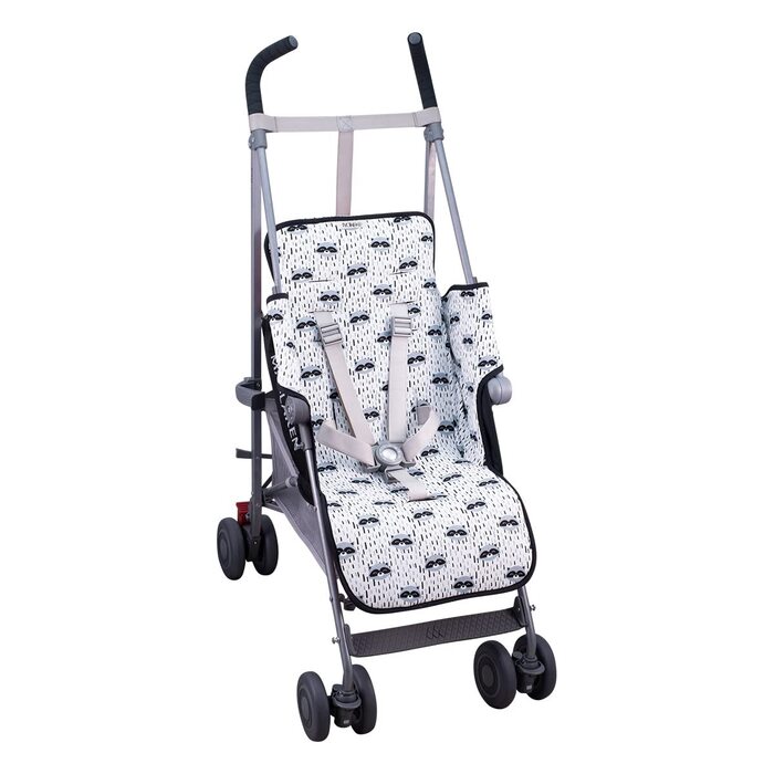 Дитяча сидіння-підкладка JYOKO KIDS для коляски Maclaren Quest/Techno Twin/Triumph XT, 100% бавовна, єнот