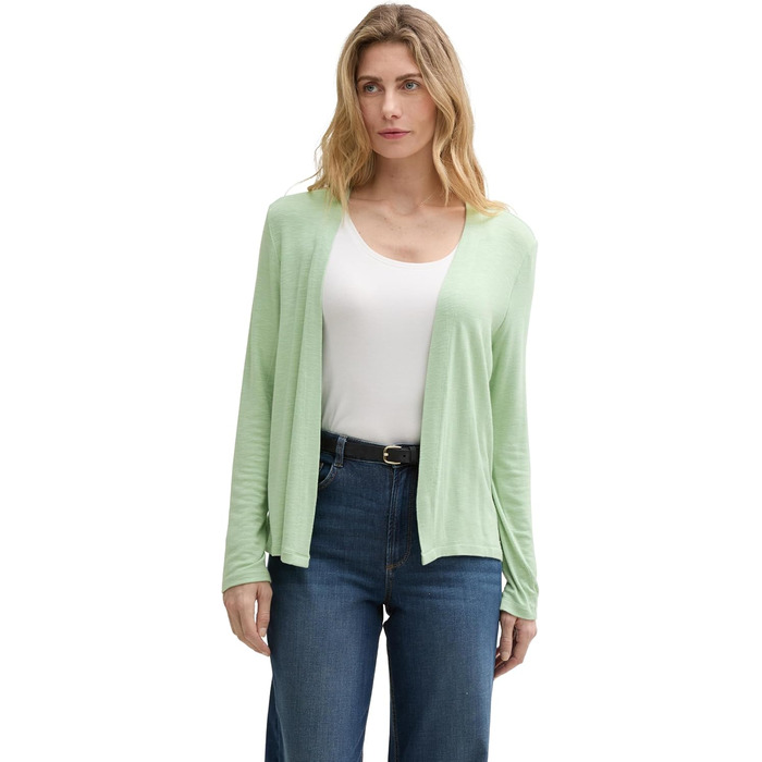 Кардиган літній жіночий TOM TAILOR, розмір XL, колір True Green