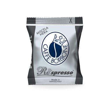 Кавові капсули Caffè Borbone Respresso Schwarze Mischung, сумісні з Nespresso, чорна кавова суміш, 100 шт