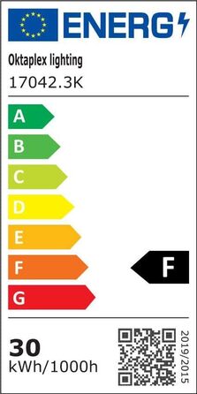 LED прожектор настінний з датчиком руху Oktaplex Cali Motion 30W, IP65, антрацит, 3000K, з функцією Master
