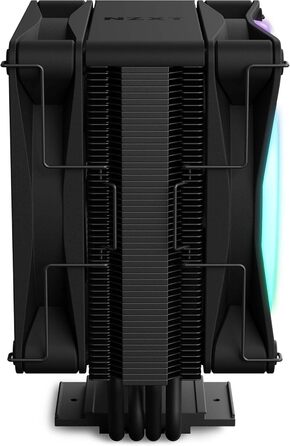 NZXT T120 - Кулер для процесора з 120мм вентилятором, білий. 4 теплові трубки, підтримка Intel/AMD, можливість встановлення 2 вентиляторів