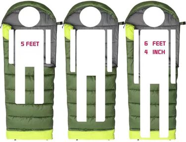 Спальний мішок для кемпінгу, 0°C, легкий, водонепроникний, для дорослих та дітей, -10°C, для подорожей та походів