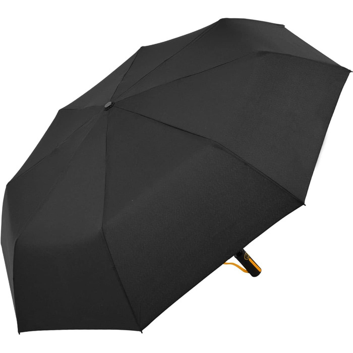 iX-brella великий парасолька з фібергласу 104 см з кольоровими двошаровими спицями - чорно-зелений (чорно-оранжевий)