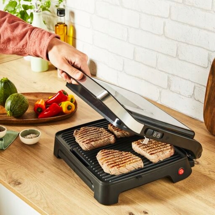Електричний гриль 2в1 Tefal Inicio GC271D10 (2000 Вт) — сендвічниця та гриль для паніні