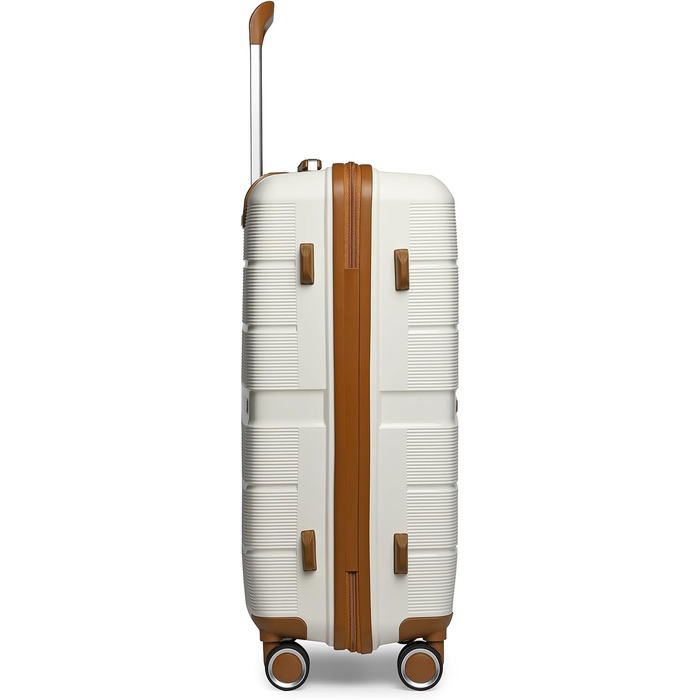 Чемодан British Traveller Mittelgroß: міцний валіза на 8 колесах з TSA-замком (66 x 43.3 x 28.5 см)